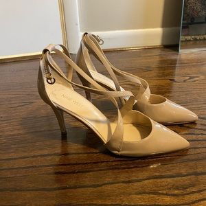 Nine West nude heel